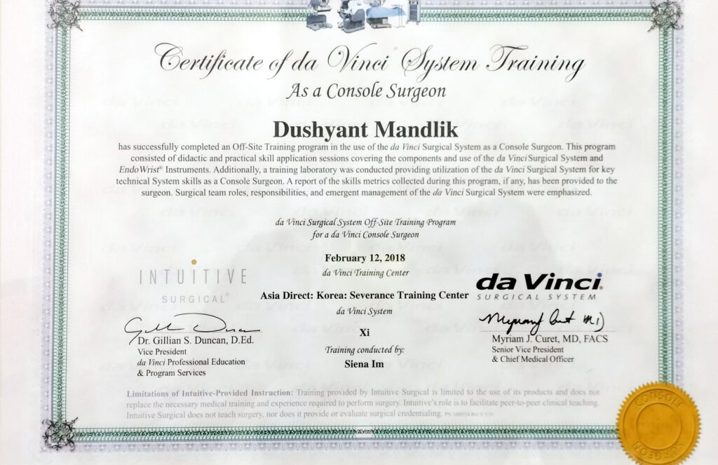 Dr. Dushyant Mandlik - Head and Neck Cancer Specialists
