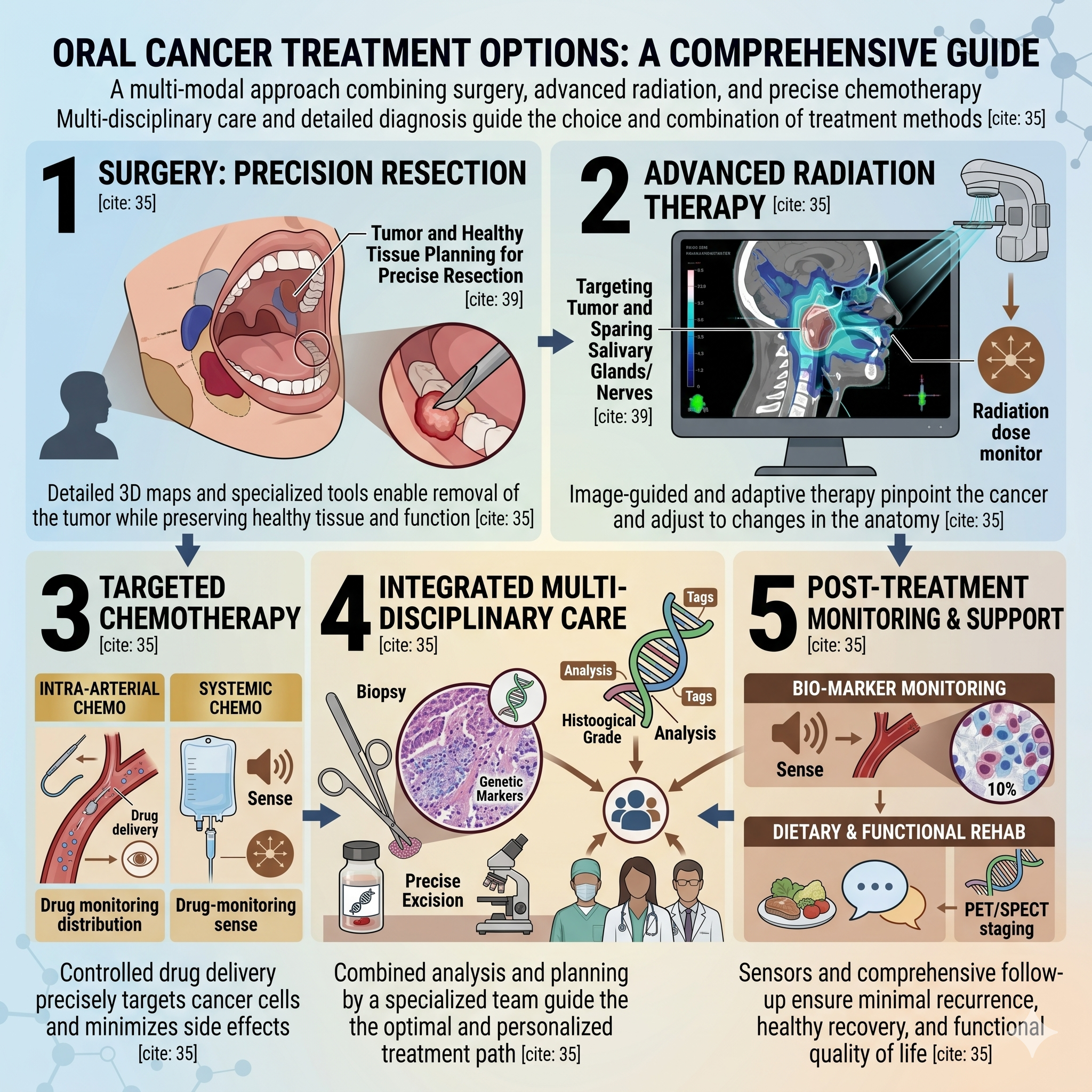 Oral Cancer Treatment Options: Understanding Surgery, Radiation Therapy, and Chemotherapy