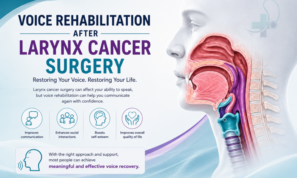 Voice rehabilitation after larynx cancer surgery