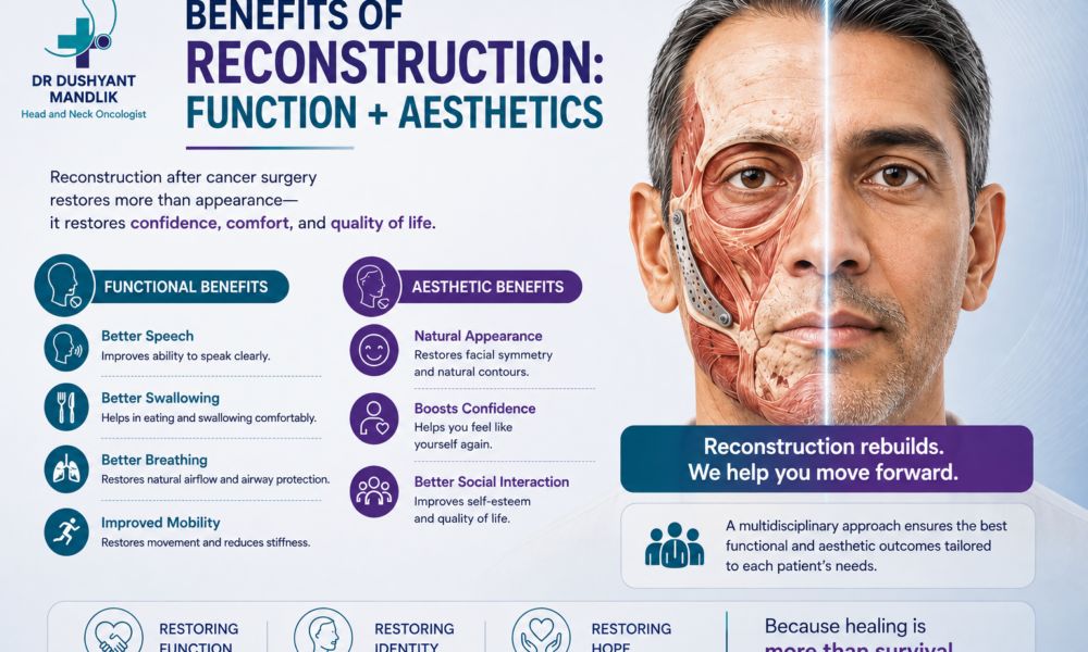 Benefits of Reconstruction After Head & Neck Cancer Surgery Dr. Dushyant Mandlik